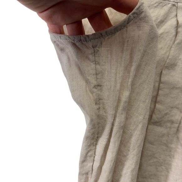 H by Halston Lightweight Linen Sleeveless Button Down Dress Size small - Picture 10 of 15